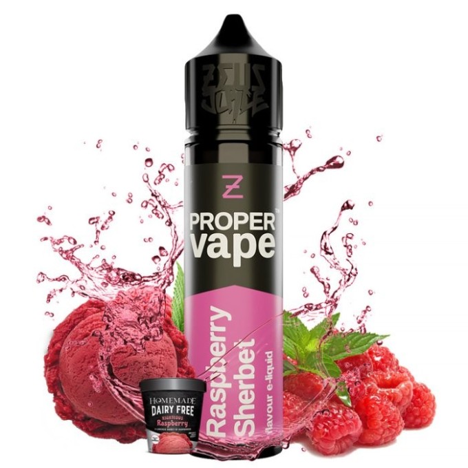 Příchuť Zeus Juice Proper Vape S&V 10ml Raspberry Sherbet