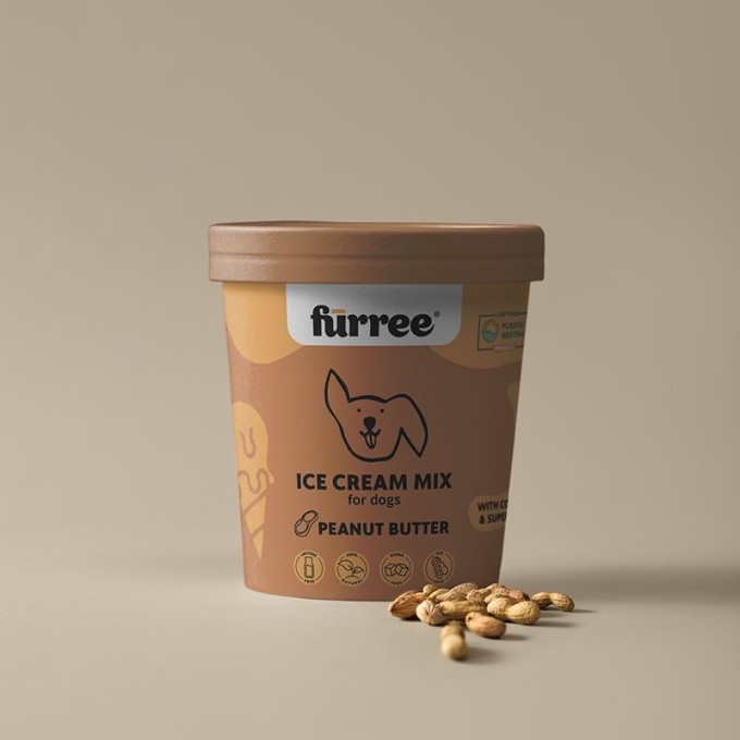 Fürree Ice cream Peanut Butter Zmrzlina pro psy 60g