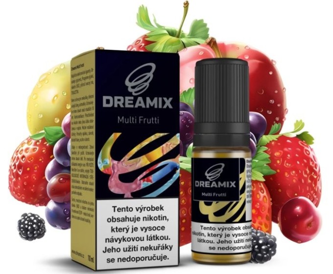 Liquid Dreamix - Ovocný mix (Multi Frutti) 10ml - 3mg