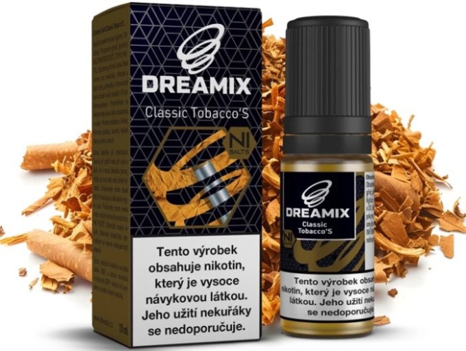Liquid Dreamix SALT Klasický tabák (Classic Tobacco'S) 10ml - 10mg