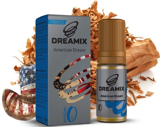 Liquid Dreamix - Americký tabák (American Dream) 10ml - 0mg