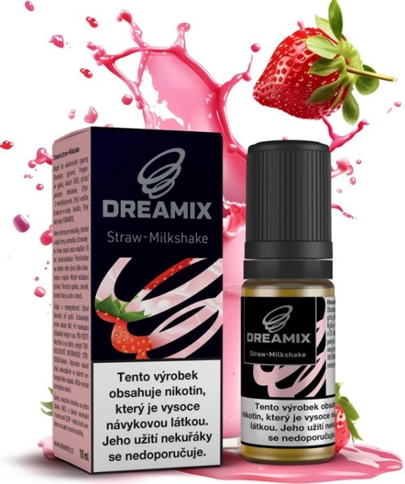 Liquid Dreamix - Jahodový milkshake (Straw Milkshake) 10ml - 12mg