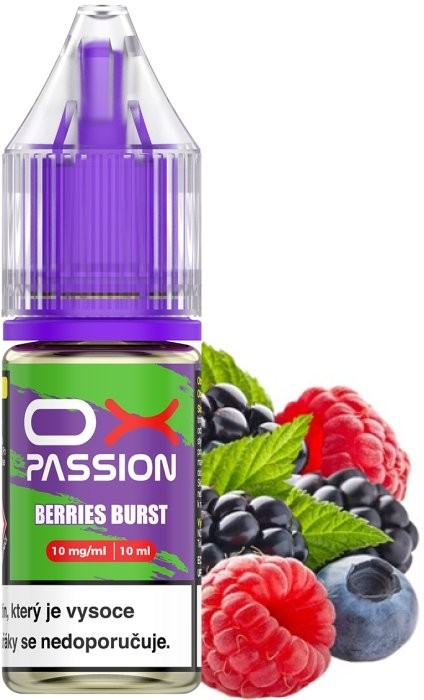 Liquid OXVA OX PASSION Salts Berries Burst 10ml - 20mg