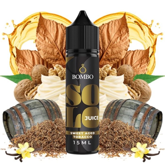 Příchuť Bombo Solo Juice S&V 15ml Sweet Aged Tobacco (Nasládlá tabáková směs)
