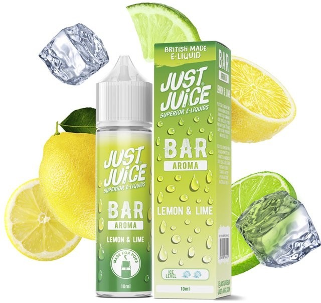 Příchuť Just Juice Bar Range S&V 10ml Lemon & Lime (Citron & limetka)