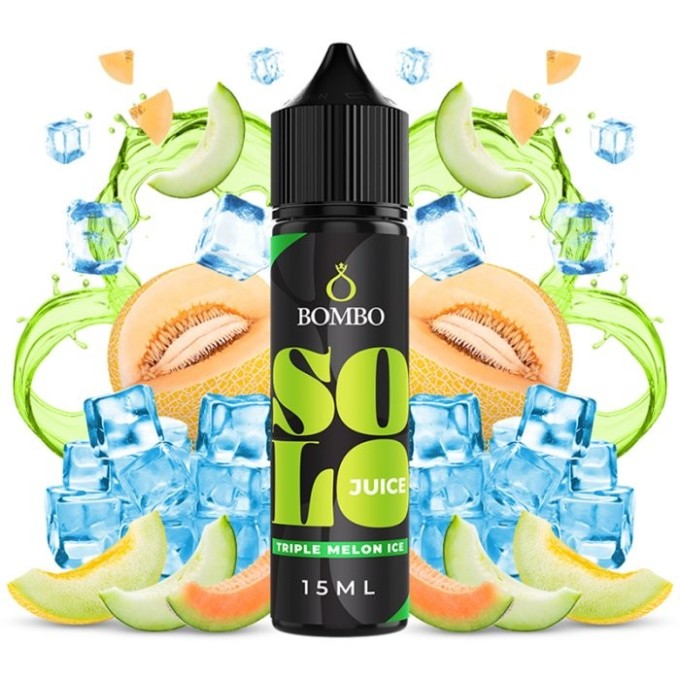 Příchuť Bombo Solo Juice S&V 15ml Triple Melon Ice (Ledový cukrový meloun)
