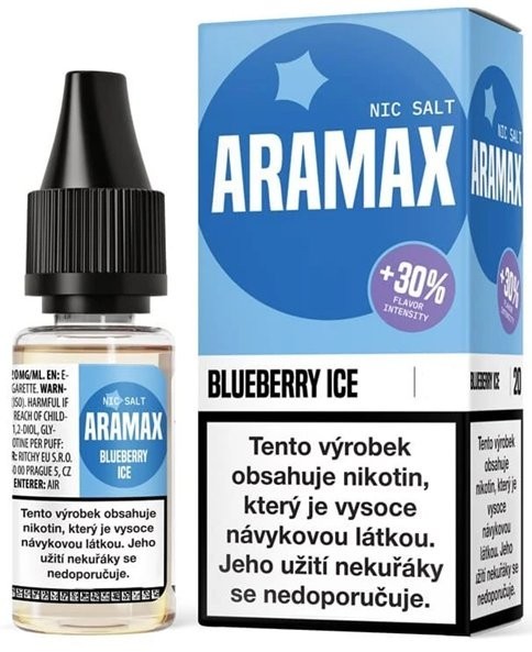 Liquid Aramax SALT Blueberry Ice 10ml - 10mg