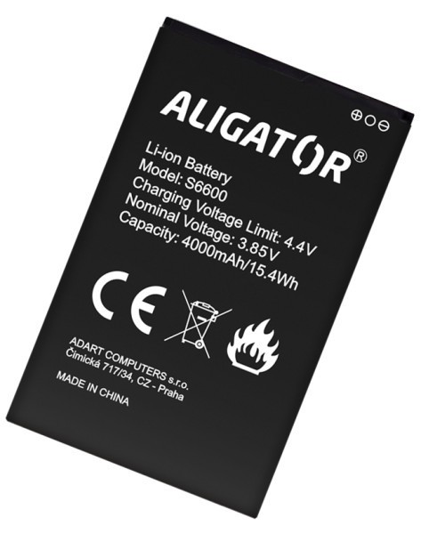 Baterie ALIGATOR S6600/S6700 Duo, Li-Ion 4000mAh, originální