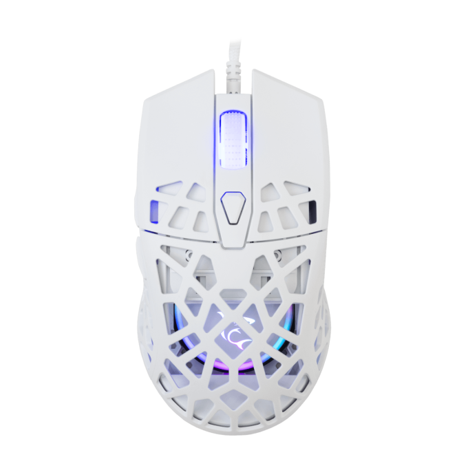 White Shark herní myš CARADOC, 7D, 7200 dpi, bílá (GM-5018)