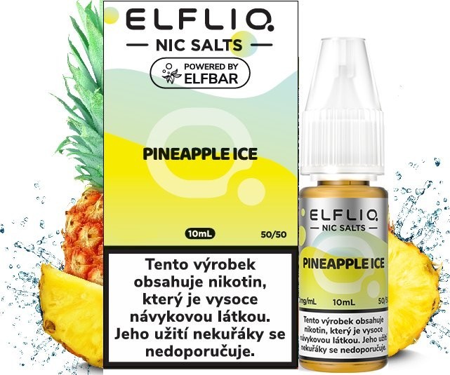 Liquid ELFLIQ Nic SALT Pineapple Ice 10ml - 20mg