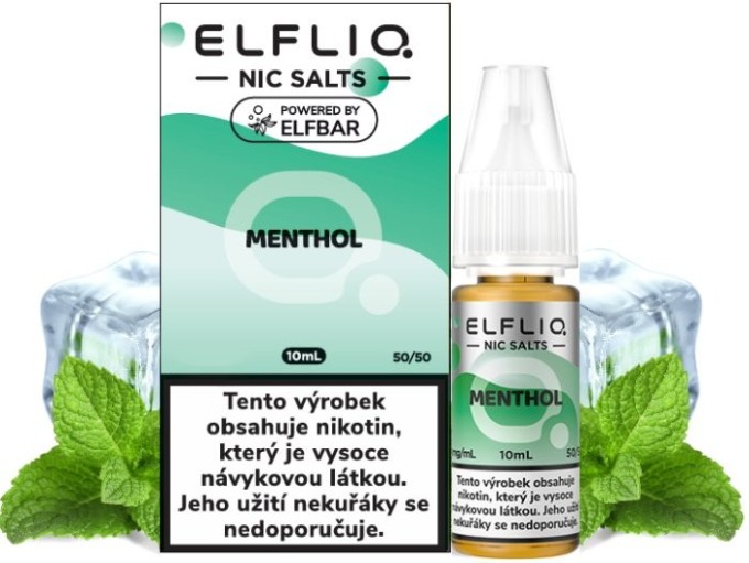 Liquid ELFLIQ Nic SALT Menthol 10ml - 10mg