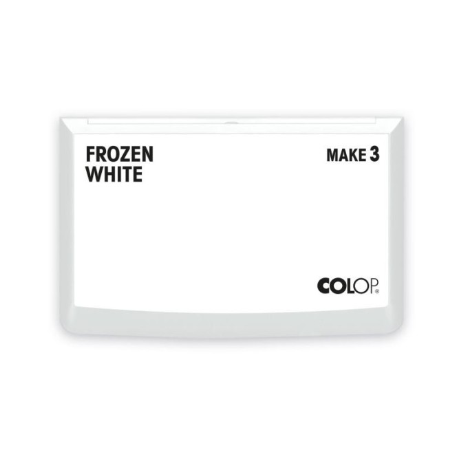 COLOP Inkoustový polštářek MAKE 3 (16x9cm), frozen white