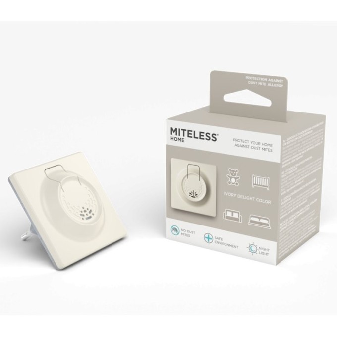MITELESS® Home Ultrazvukový odpuzovač roztočů pro domácnost béžový