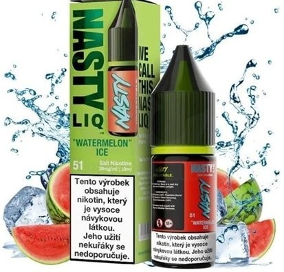 Liquid Nasty LIQ Salt Watermelon ICE 10ml - 10mg (Vodní meloun, Chladivá složka- ICE)
