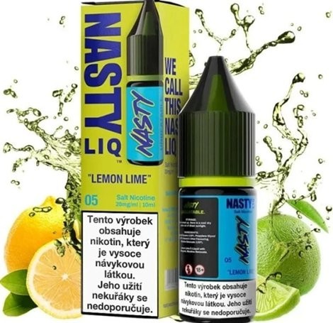 Liquid Nasty LIQ Salt Lemon Lime 10ml - 20mg (Citron, Limetka)