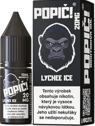 Liquid POPIČ! Salt Lychee Ice 10ml-20mg