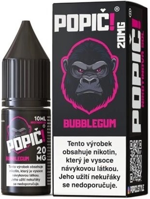 Liquid POPIČ! Salt Bubblegum 10ml-20mg