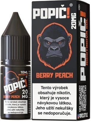 Liquid POPIČ! Salt Berry Peach 10ml-20mg