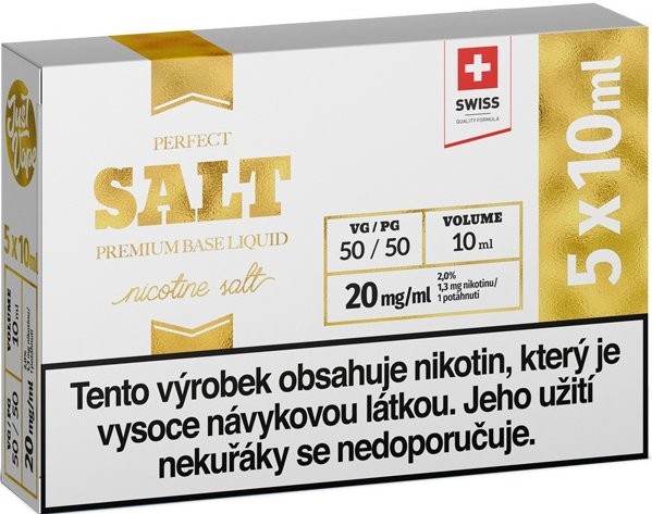 Booster JustVape MTL Salt (50VG/50PG) 5x10ml - 20mg