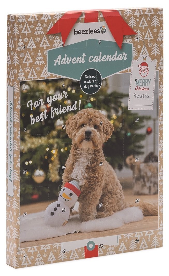 Beeztees PAW Adventní kalendář pro psy 100g