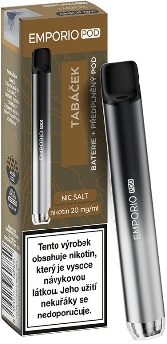 EMPORIO POD elektronická cigareta 500mAh Tabáček 20mg