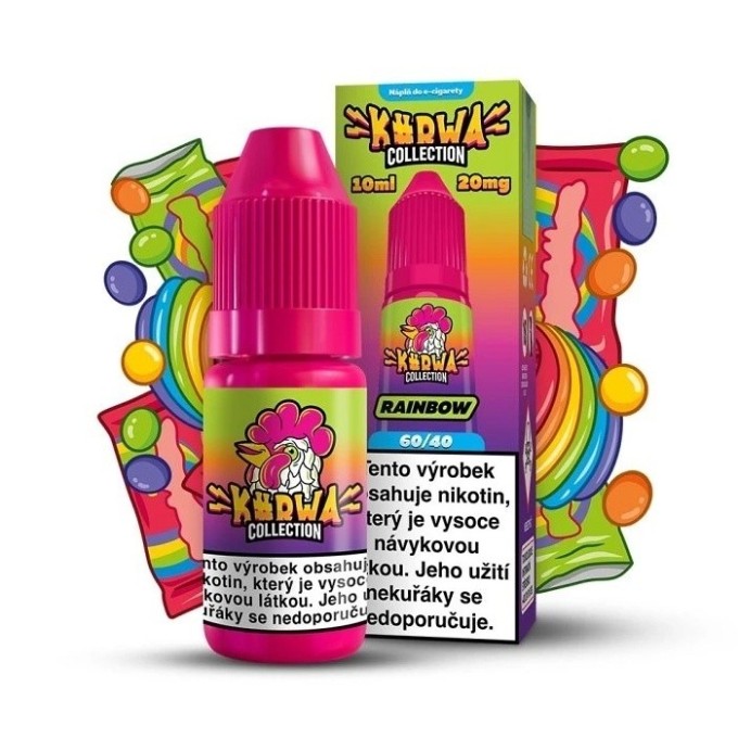 Kurwa Collection e-liquid Rainbow 10 ml 20 mg