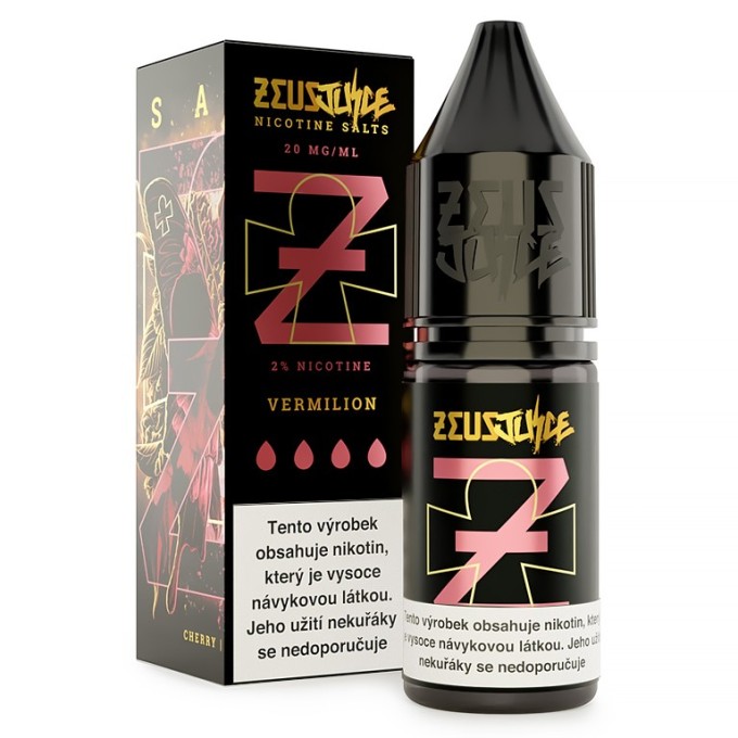 Zeus Juice Salt Vermilion 20mg 10ml