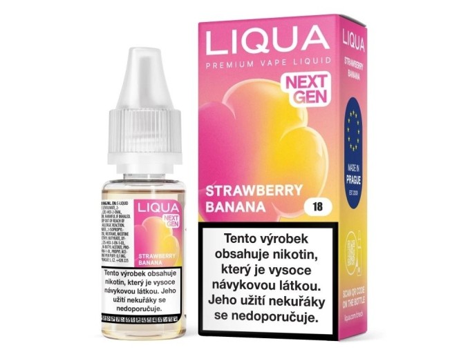 LIQUA Strawberry Banana Gum 10 ml 18 mg