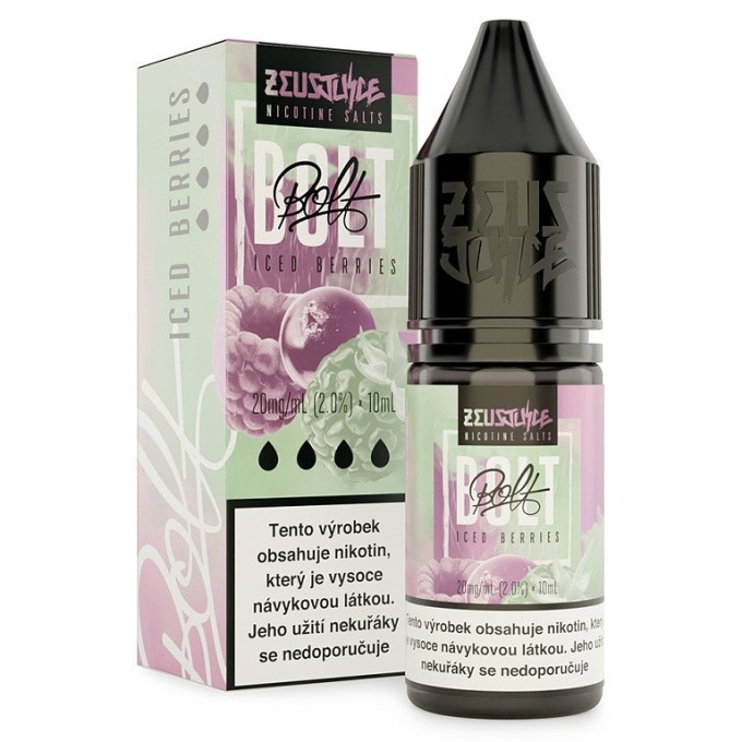 Zeus Juice BOLT Salt Iced Berries 20mg 10ml
