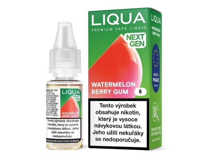 Liqua NextGen BWatermelon Berry Gum 10 ml 6 mg