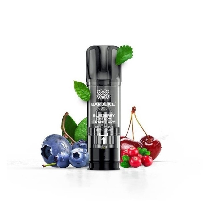 BAR Juice cartridge 2 Pack Blueberry Cherry Cranberry 20 mg