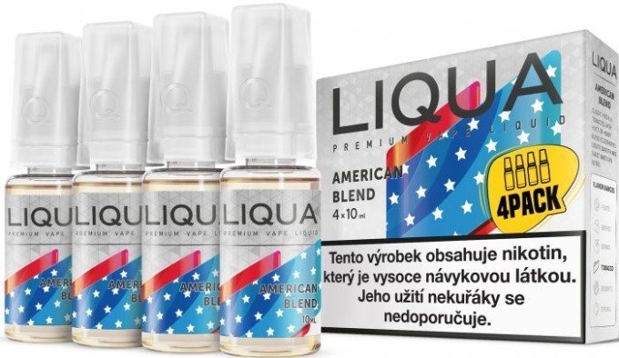Ritchy Liqua Elements 4Pack American Blend 4 x 10 ml 6 mg