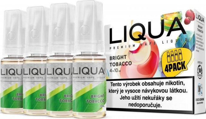 Ritchy Liqua Elements 4Pack Bright tobacco 4 x 10 ml 3 mg