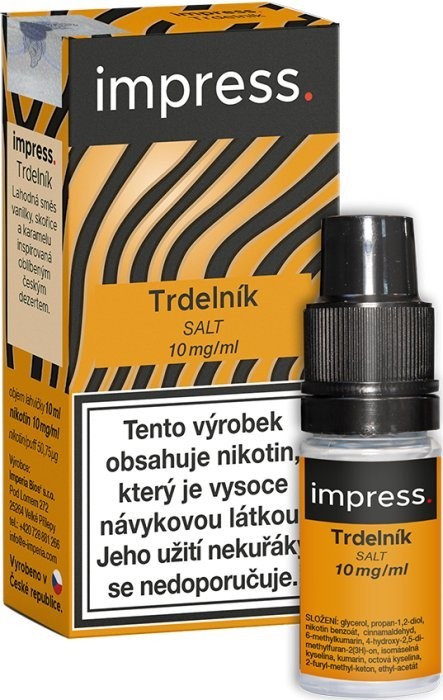 Liquid IMPRESS SALT Trdelník 10ml - 10mg