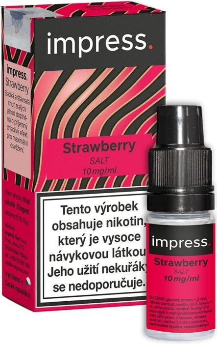 Liquid IMPRESS SALT Strawberry 10ml - 10mg