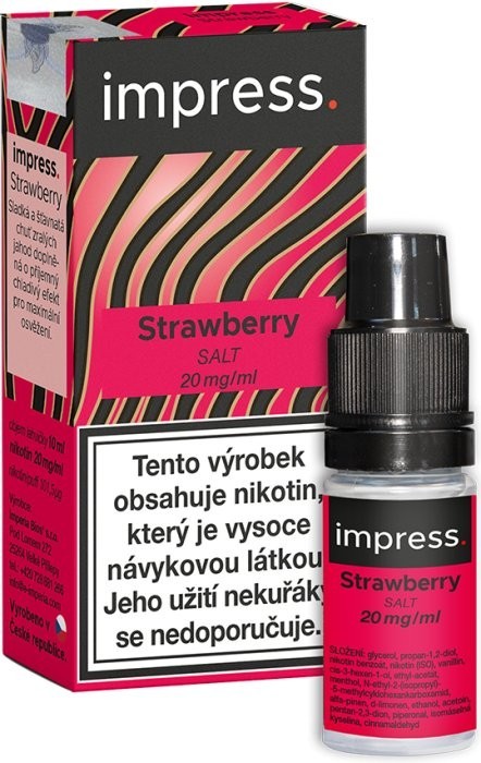 Liquid IMPRESS SALT Strawberry 10ml - 20mg