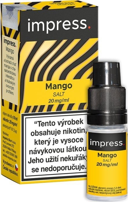 Liquid IMPRESS SALT Mango 10ml - 10mg