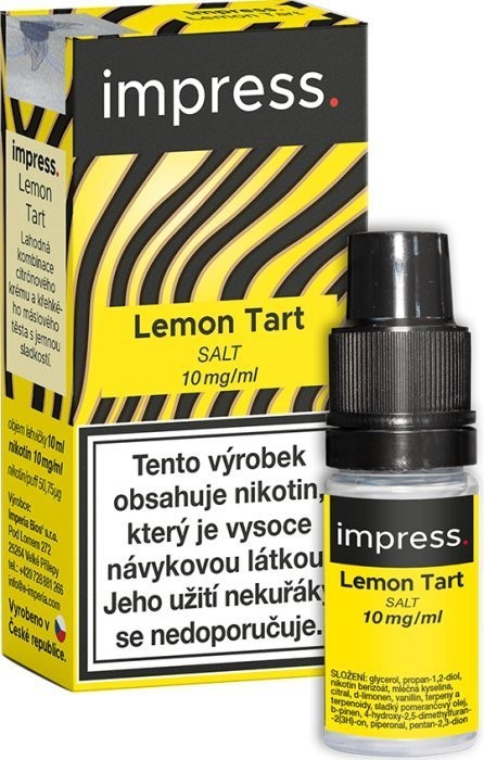 Liquid IMPRESS SALT Lemon Tart 10ml - 5mg