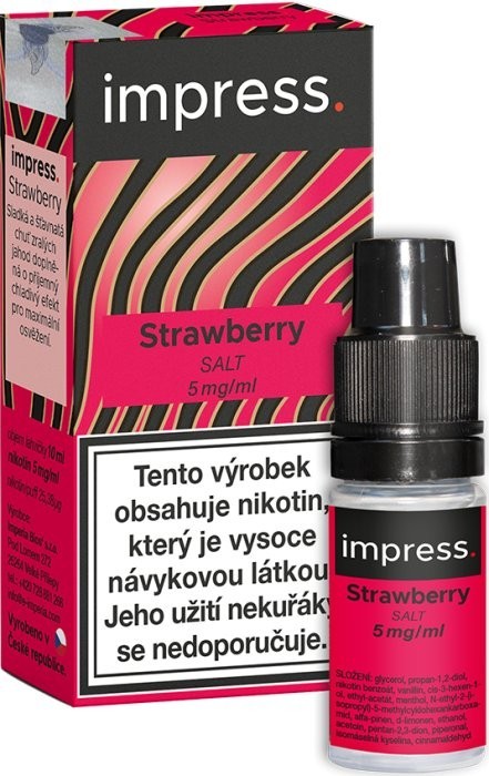 Liquid IMPRESS SALT Strawberry 10ml - 5mg