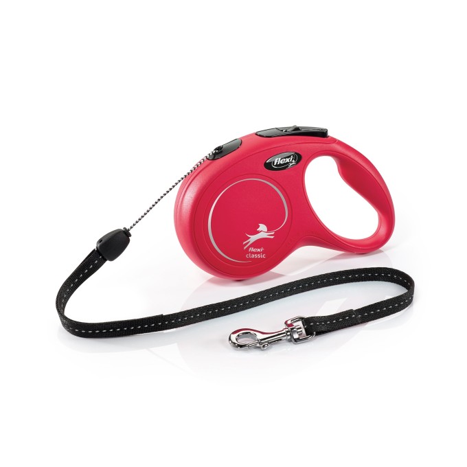 Flexi Vodítko Classic S lanko 8m červené