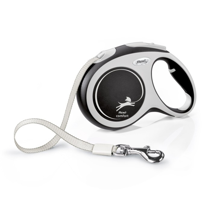 Flexi Vodítko Comfort L pásek 5m černé