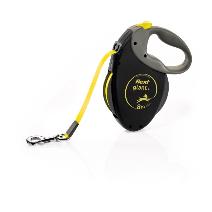 Flexi Vodítko Giant L pásek 8m černo-žluté