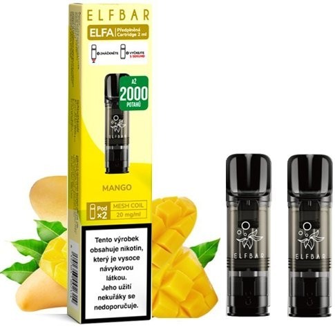 Elf Bar ELFA Pods cartridge 2Pack Mango 20mg