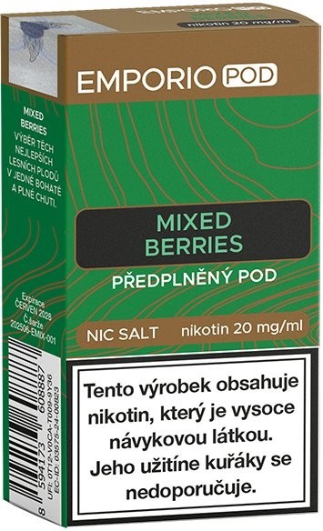 EMPORIO POD cartridge Mixed Berries 20mg 1Pack