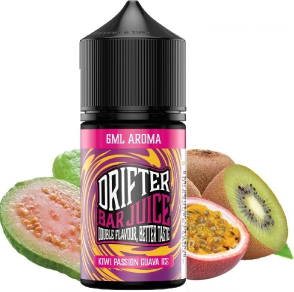 Příchuť Drifter Bar Juice S&V 6ml Kiwi Passionfruit Guava Ice