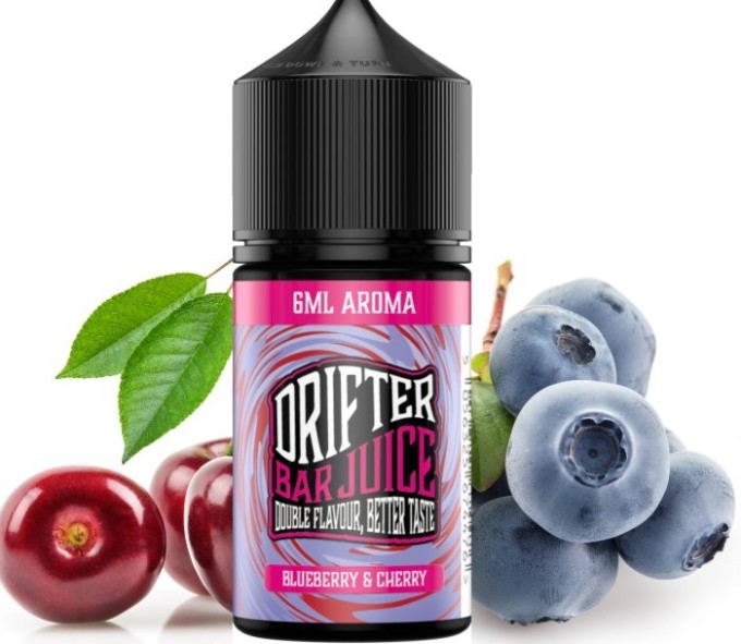 Příchuť Drifter Bar Juice S&V 6ml Blueberry Cherry