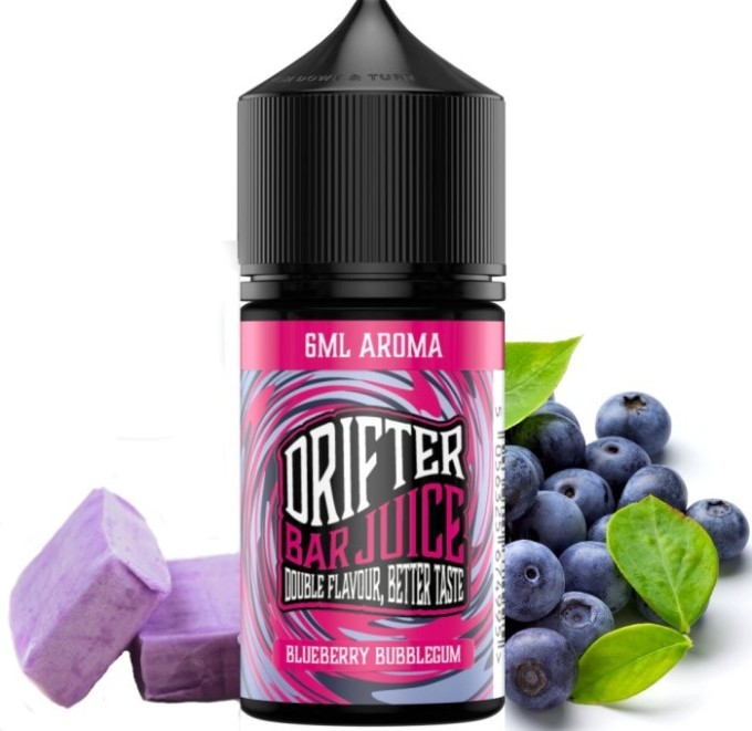 Příchuť Drifter Bar Juice S&V 6ml Blueberry Bubblegum