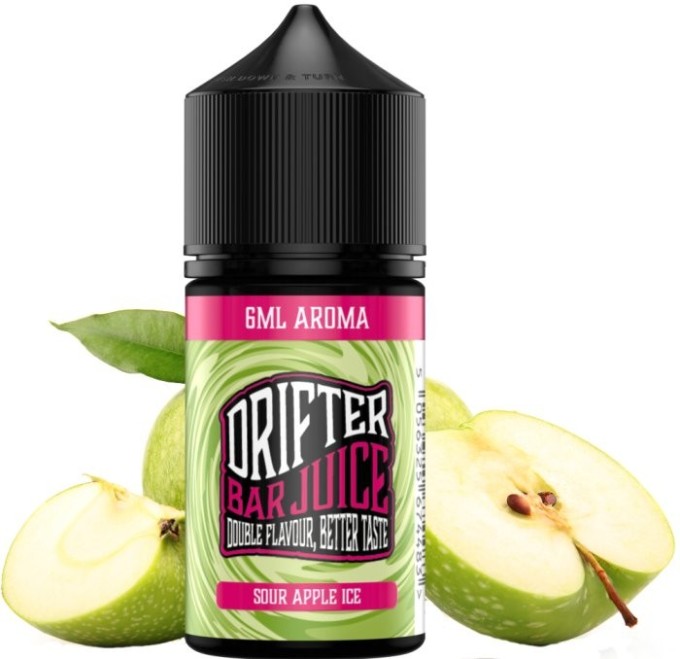 Příchuť Drifter Bar Juice S&V 6ml Sour Apple Ice