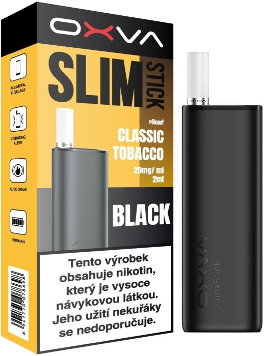 OXVA SLIMSTICK elektronická cigareta 1500mAh Classic Tobacco 20mg Black color