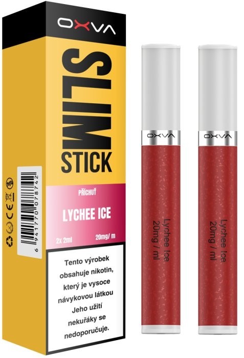 OXVA SLIMSTICK Pods cartridge Lychee Ice 20mg 2Pack
